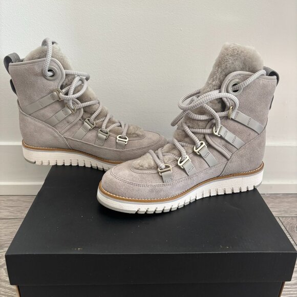 Cole Haan ZEROGRAND Women's Boots, size 6, light grey - Picture 5 of 11